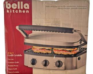 NEW Bella Kitchen 4 in 1 Grill Griddle