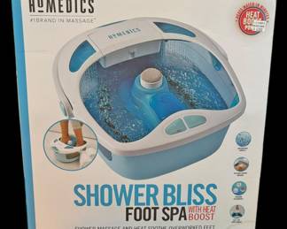 NEW Homedics Shower Bliss Foot Spa