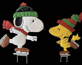 NEW Peanuts Christmas Yard Art