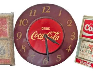 CocaCola Time Keepers Clock Calendars