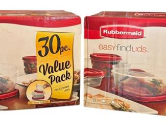 2 NEW Rubbermaid 30pc Tupperware Packs