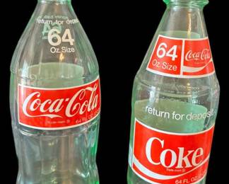 64oz CocaCola Glass Bottles