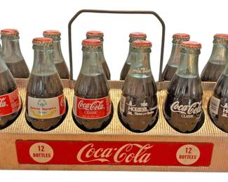 Vintage Metal 12 pack CocaCola Bottles