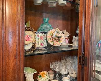 Beautiful dishes and collectibles