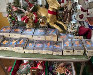 So so much Christmas!! Fontaine figures in the box