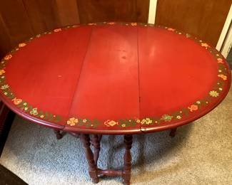Antique Farmhouse 48" Gate-Leg Drop Leaf Table