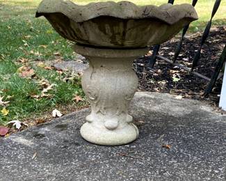 Concrete Bird Bath