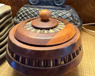 East African Quill Porcupine Trinket Box