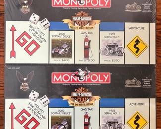 2X SEALED BRAND NEW SPECIAL EDITION Monopoly Board Games Harley Davidson Edition 