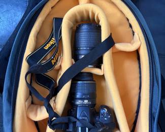 Nikon D5300 Camera with KATA Camera Bag Backpack