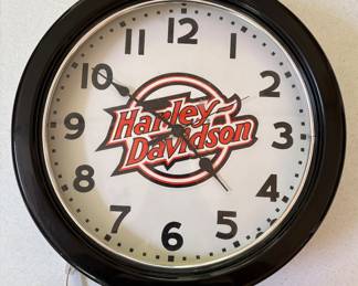 16” Large Harley Davidson Wall Clock