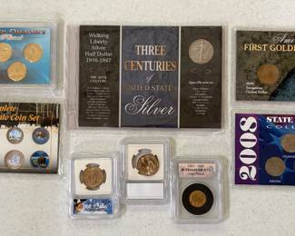 Coin Collection including Walking Liberty 90% Silver 
