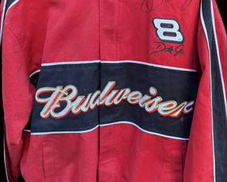 Dale Earnhardt, Jr. Signed Autographed Budweiser Racing Jacket #8
