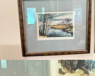Signed Framed Art by Alex Secher