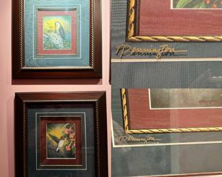 Double Framed & Matted signed  by Teresa Pennington