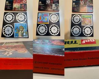 Talking View-Master reel sets featuring The Wizard of Oz, Mary Poppins, and Robin Hood