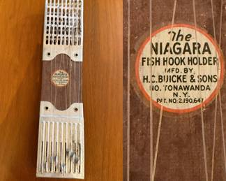 Vintage Niagara Fish Hook Holder manufactured by H.C. Buicke & Sons