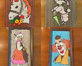 ( 4 ) Vintage Gravel Art