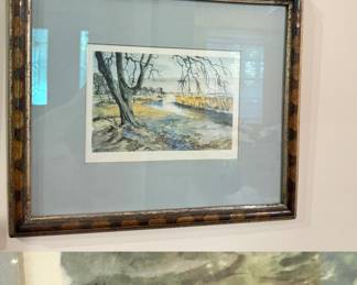 Signed Framed Art by Alex Secher