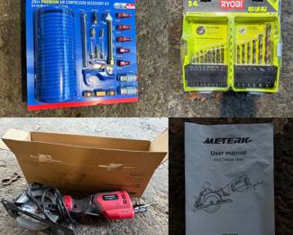 Merlin 20 pc Premium Air Compressor Accessory Kit
Meterk Mini Circular Saw w/extra blades