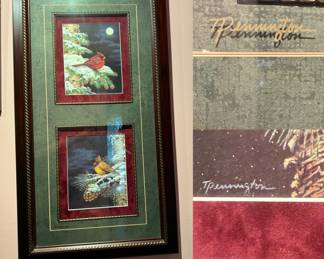 Double Framed & Matted  by Teresa Pennington Signed Prints