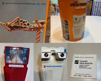 1972 classic View-Master that included a sound feature. The Gift Pak Il  in an orange storage Cannister