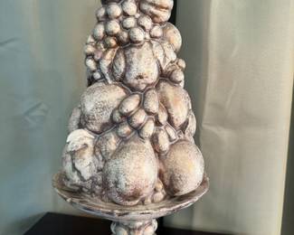 Vintage 70's Ceramic Fruit Tree TOPIARY Centerpiece
