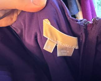 Michael Kors Purple Dress Size 6
