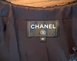 Chanel Coat Black Size 40