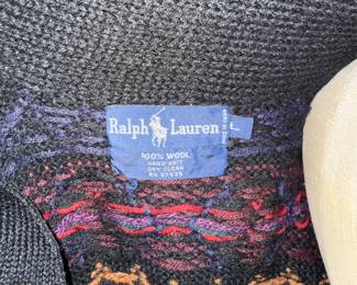 Ralph Lauren Horse Themed Sweater