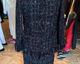 Chanel Suit, Jacket Size 40, Skirt Size 42