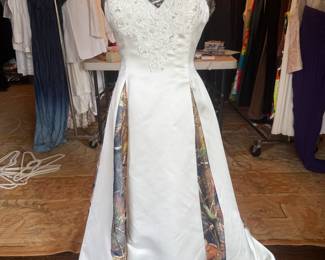 Deer Themed White Gown