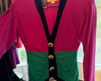 Oscar De La Renta Vintage Sweater/Damaged