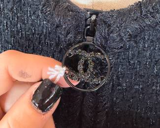 Chanel Coat Black Size 40