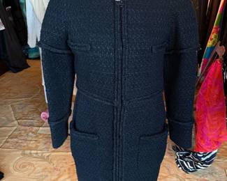 Chanel Coat Black Size 40