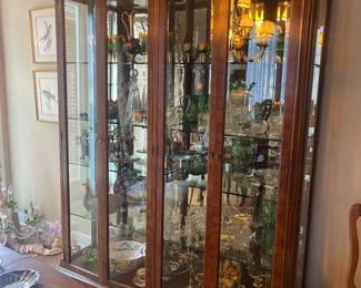 Fabulous 4 Door Glass Lighted Display Cabinet
