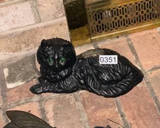CAST IRON CAT FIGURE