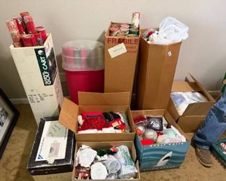 LARGE LOT OF CHRISTMAS DECOR