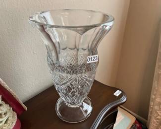 14 CRYSTAL VASE