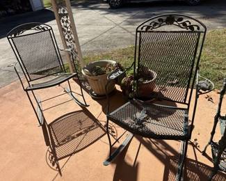 TWO ROCKING CHAIRS