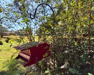 SHEPARD HOOK AND BIRD FEEDER