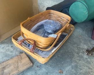 2 LONGABERGER BASKETS