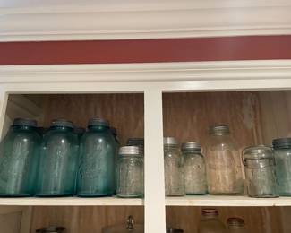 Zinc cap Mason jars