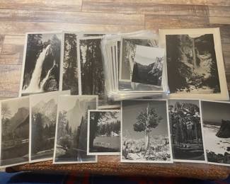 Signed George Fiske , and some we think are Ansel Adams as they are numbred and say AA at the bottom. Some other photos are believed to be Claude laval . These are original gelatin 