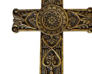 Decorative Golden Wall Cross