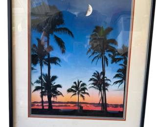 Framed Beach Scene