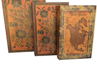Three Decorative Book Boxes