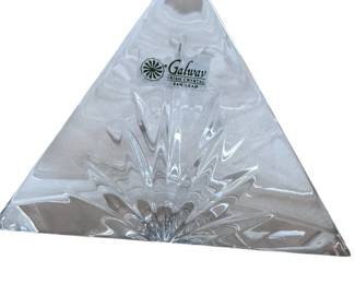 Galway Irish Crystal Napkin Letter Holder