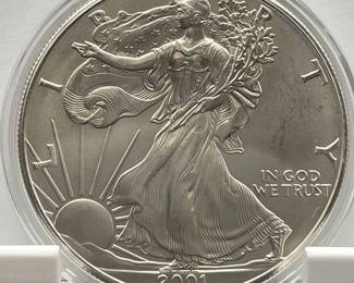 2001 American Silver Eagle