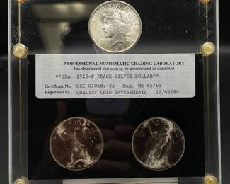 1923 Peace Silver Dollar – PNGL MS65/65